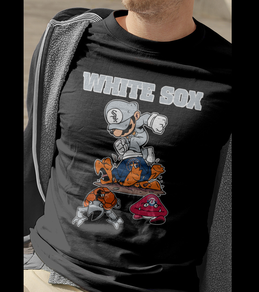 White Sox Vs. Baseball Rivals Parody Mashup T-Shirt