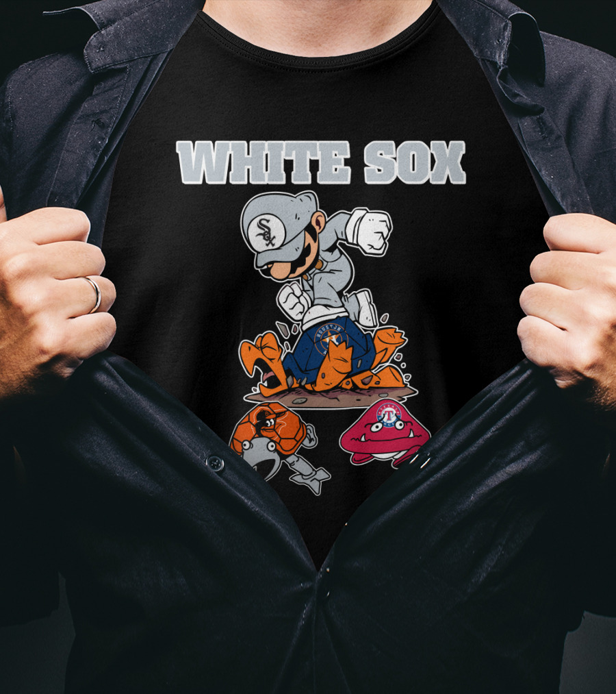 White Sox Vs. Baseball Rivals Parody Mashup T-Shirt