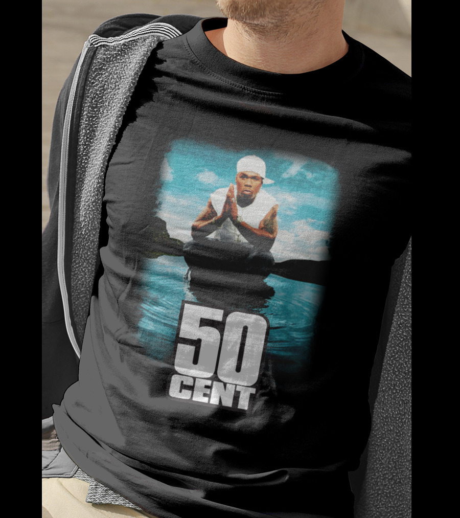 Cent Iconic Album Cover With Praying Pose And Sky T-Shirt