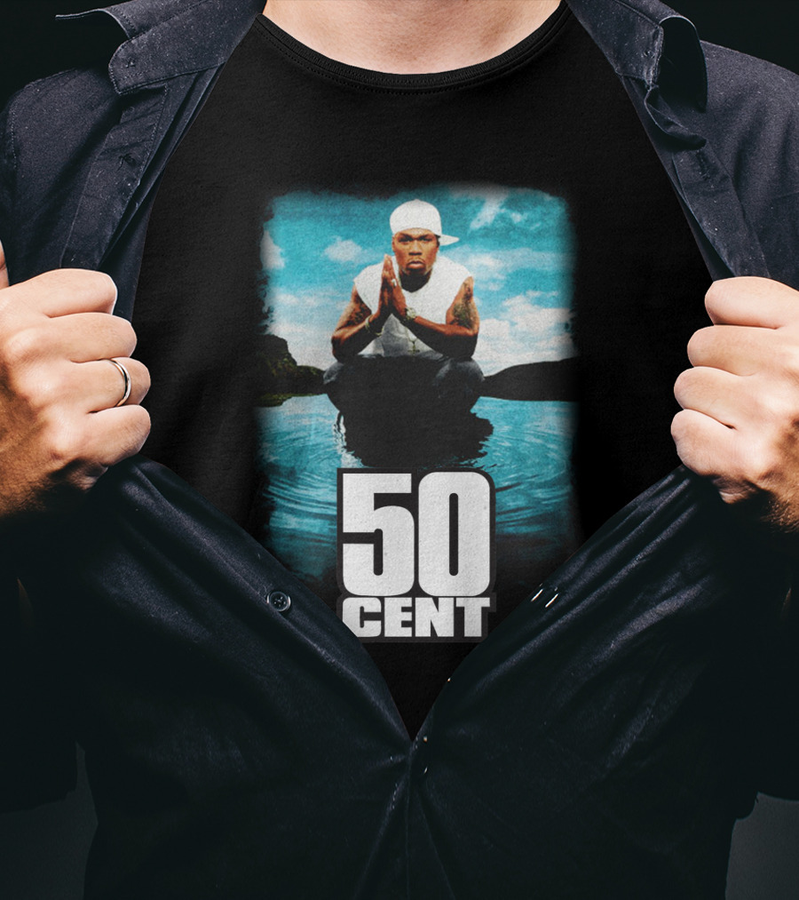 Cent Iconic Album Cover With Praying Pose And Sky T-Shirt