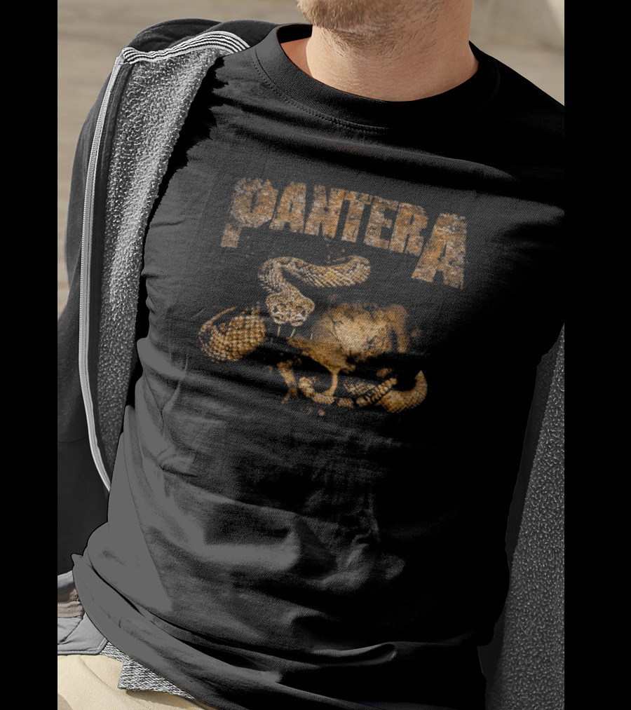 Pantera Snake Skull T-Shirt