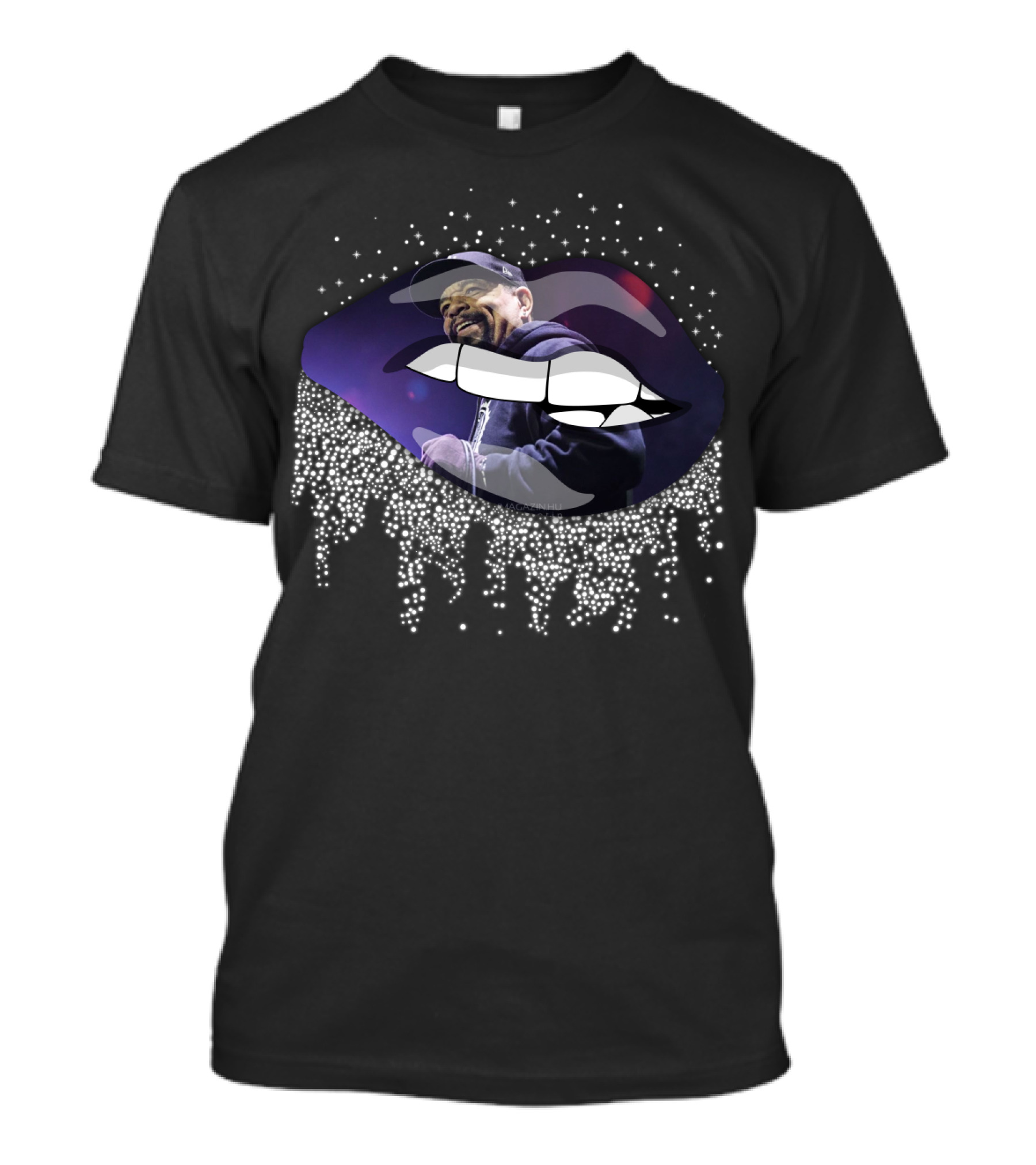 Icemft Ice Cube Dripping Lip T-Shirt