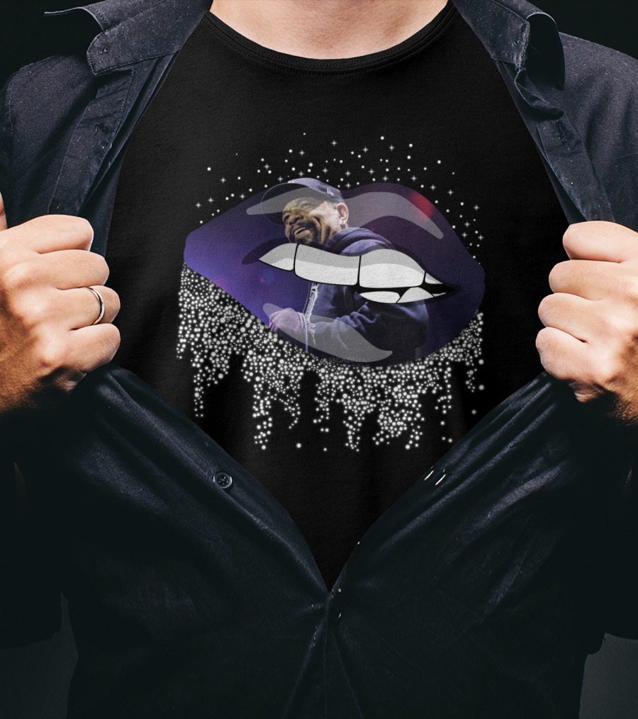 Icemft Ice Cube Dripping Lip T-Shirt