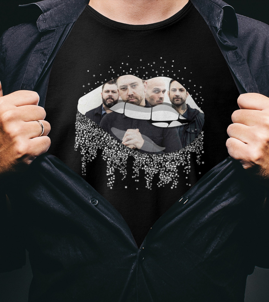 Rise Against Band Dripping Lips Visual T-Shirt