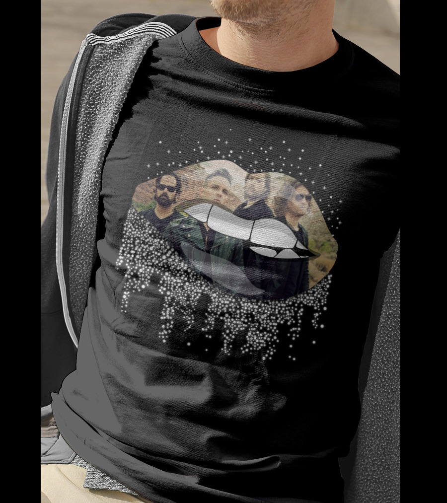 The Killers Band Inside Shimmering Lips T-Shirt
