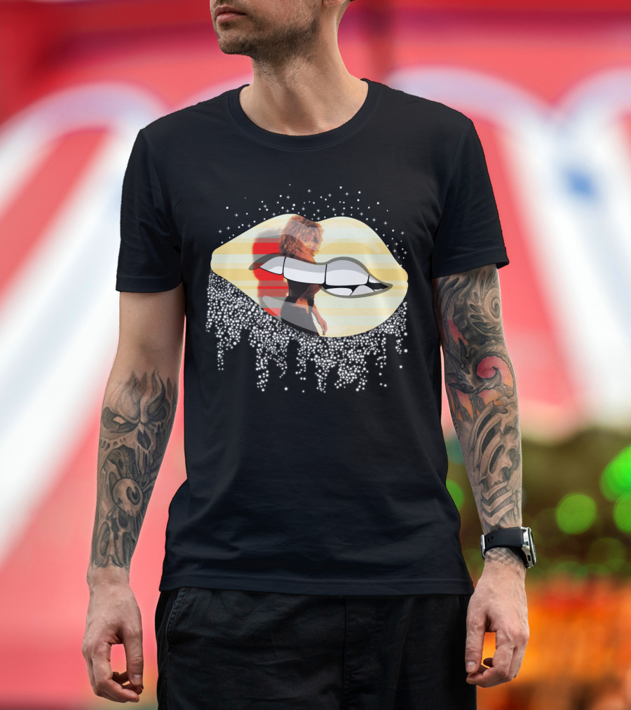 Tina Turner Lips Iconic Performance T-Shirt