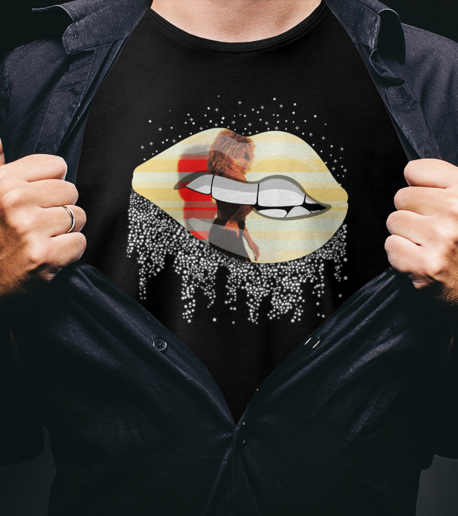Tina Turner Lips Iconic Performance T-Shirt