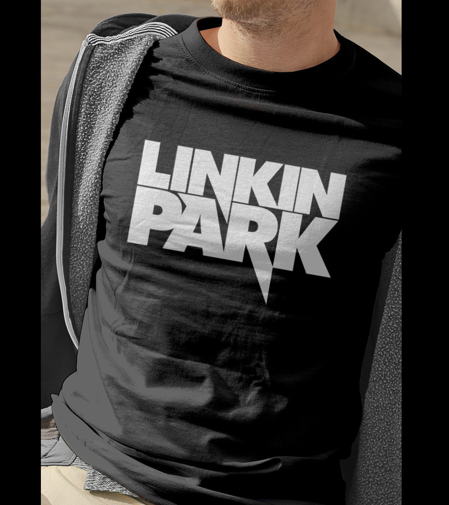 Linkin Park Logo Rock Band Black T-Shirt