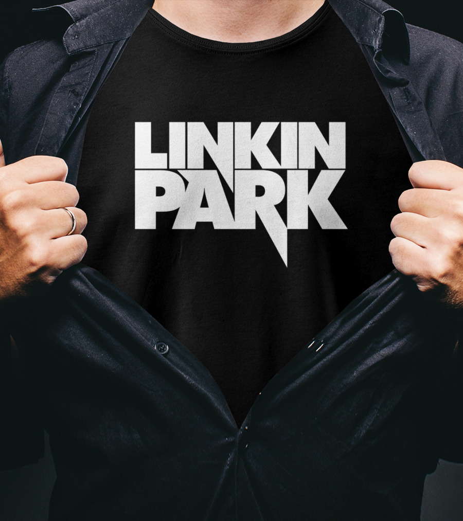 Linkin Park Logo Rock Band Black T-Shirt