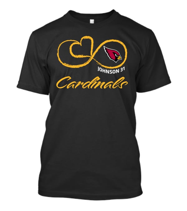 Arizona Cardinals Johnson 31 Infinity T-Shirt