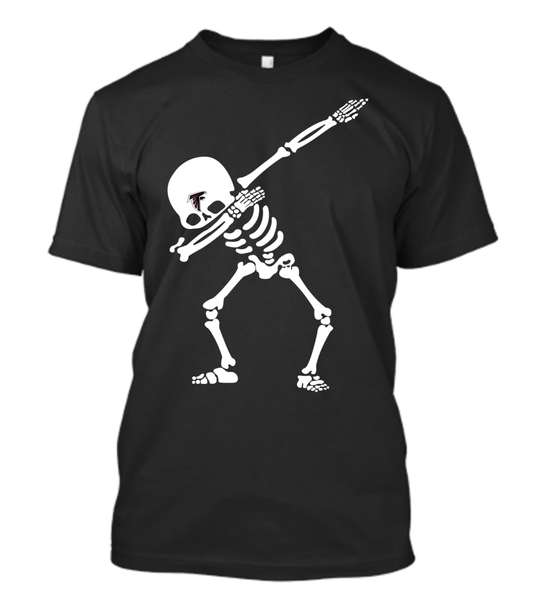 Atlanta Falcons Skeleton Dabbing T-Shirt