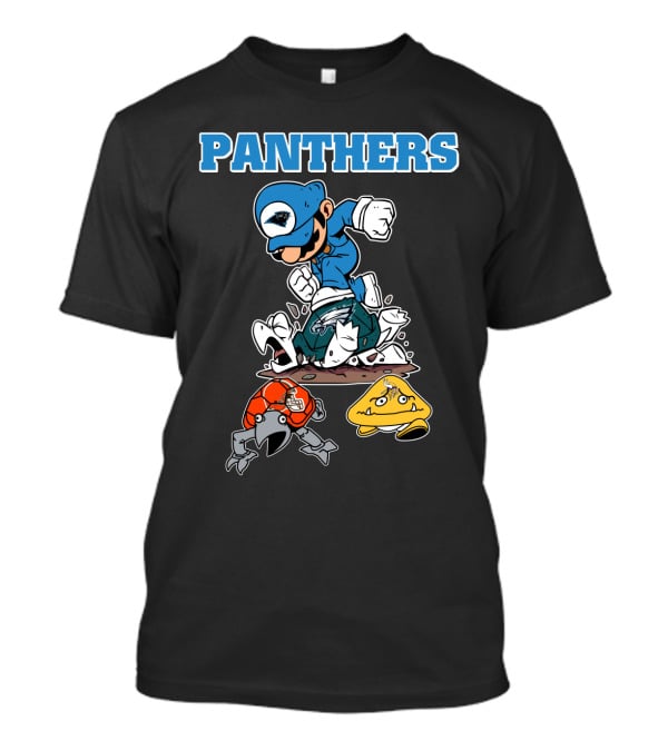 Panthers Toad And Koopa Defeated T-Shirt