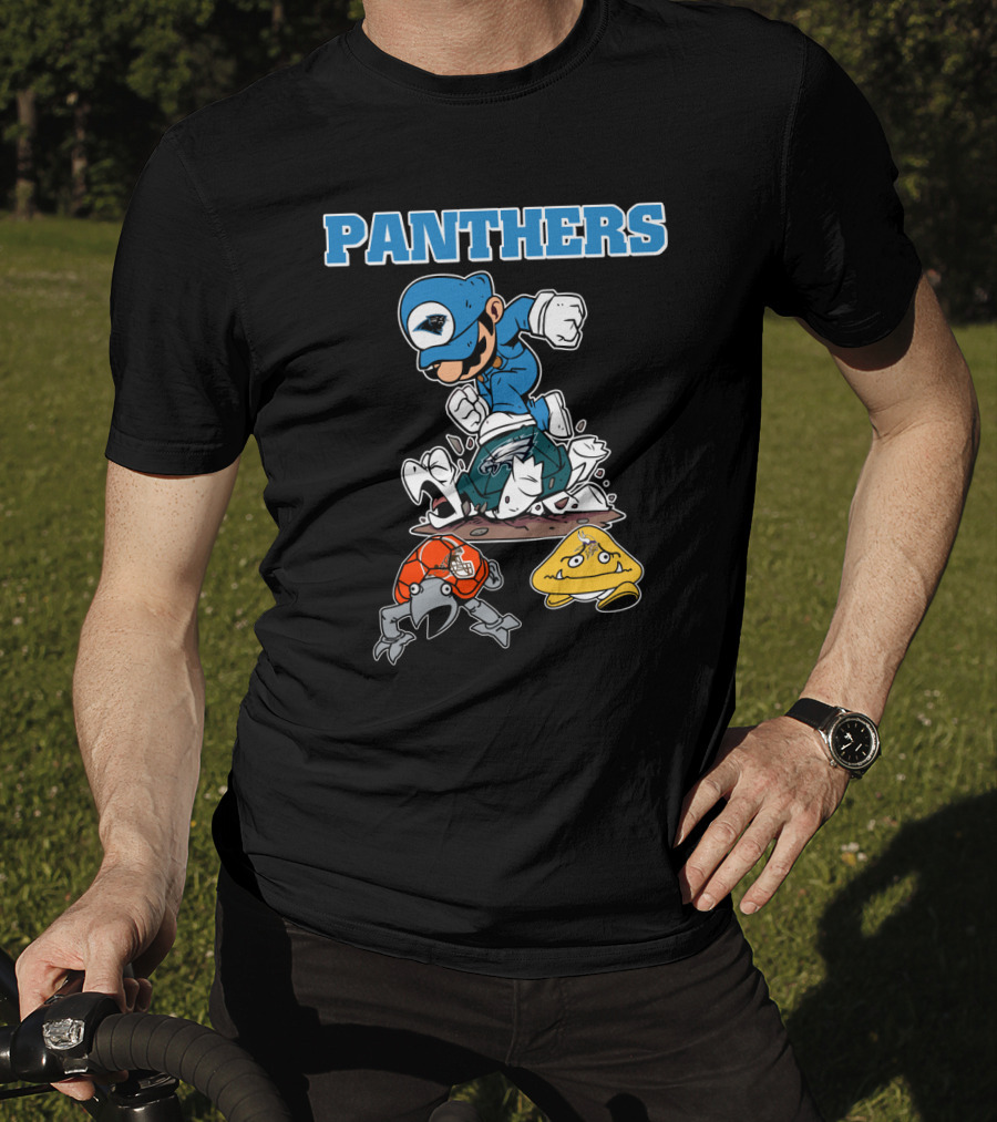 Panthers Toad And Koopa Defeated T-Shirt