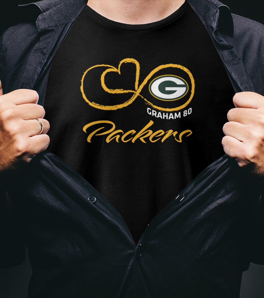 Graham 80 Green Bay Packers Infinity T-Shirt