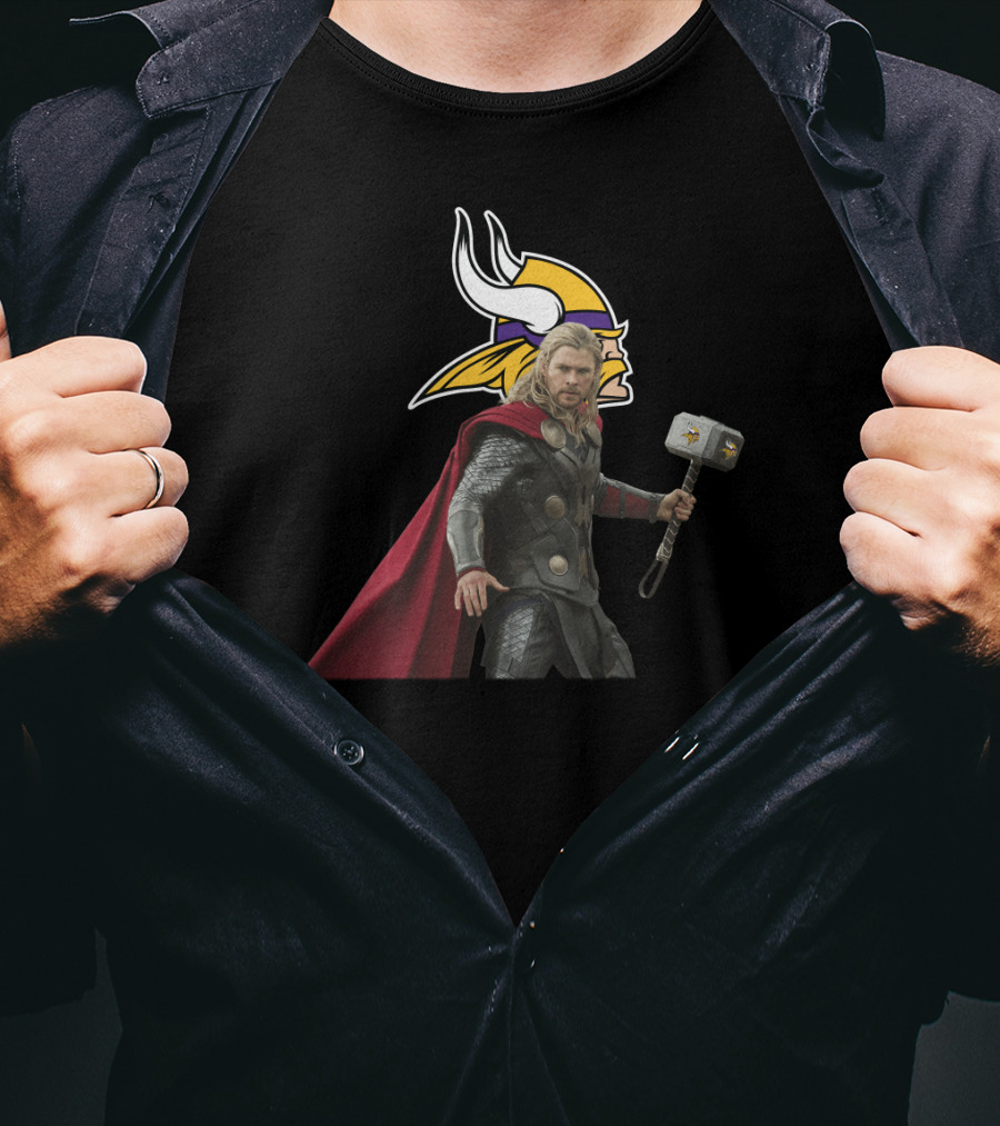 Minnesota Vikings Thor Mashup T-Shirt