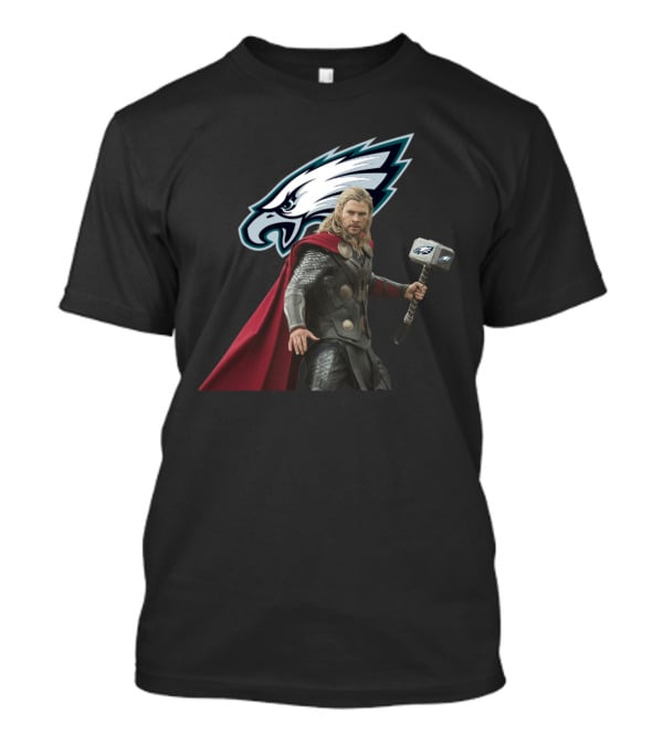 Philadelphia Eagles Thor Hammer Crossover T-Shirt