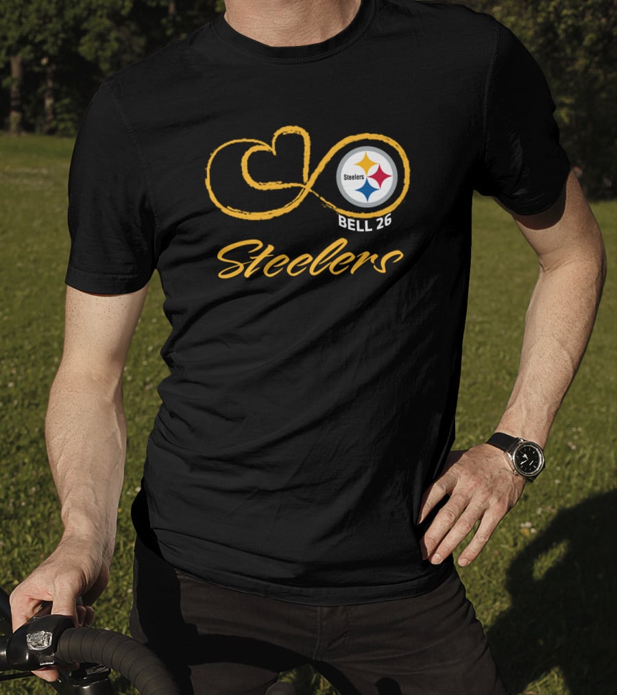Steelers Bell 26 Infinity Pittsburgh T-Shirt