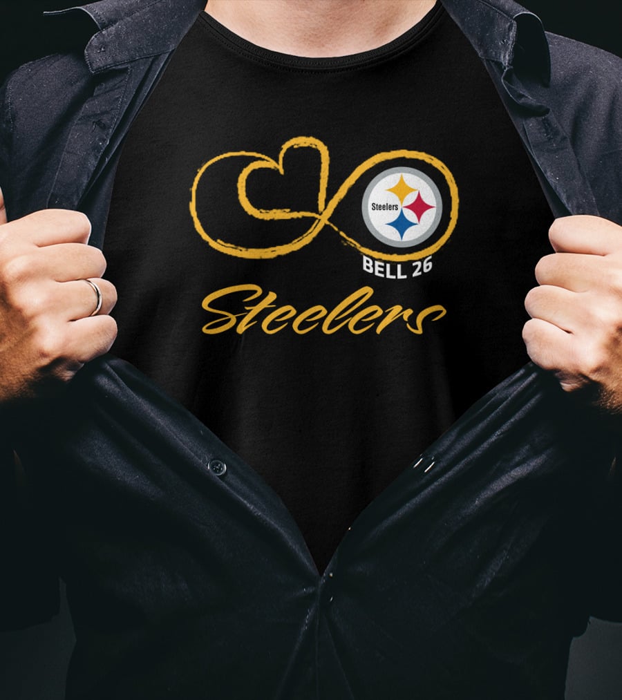 Steelers Bell 26 Infinity Pittsburgh T-Shirt