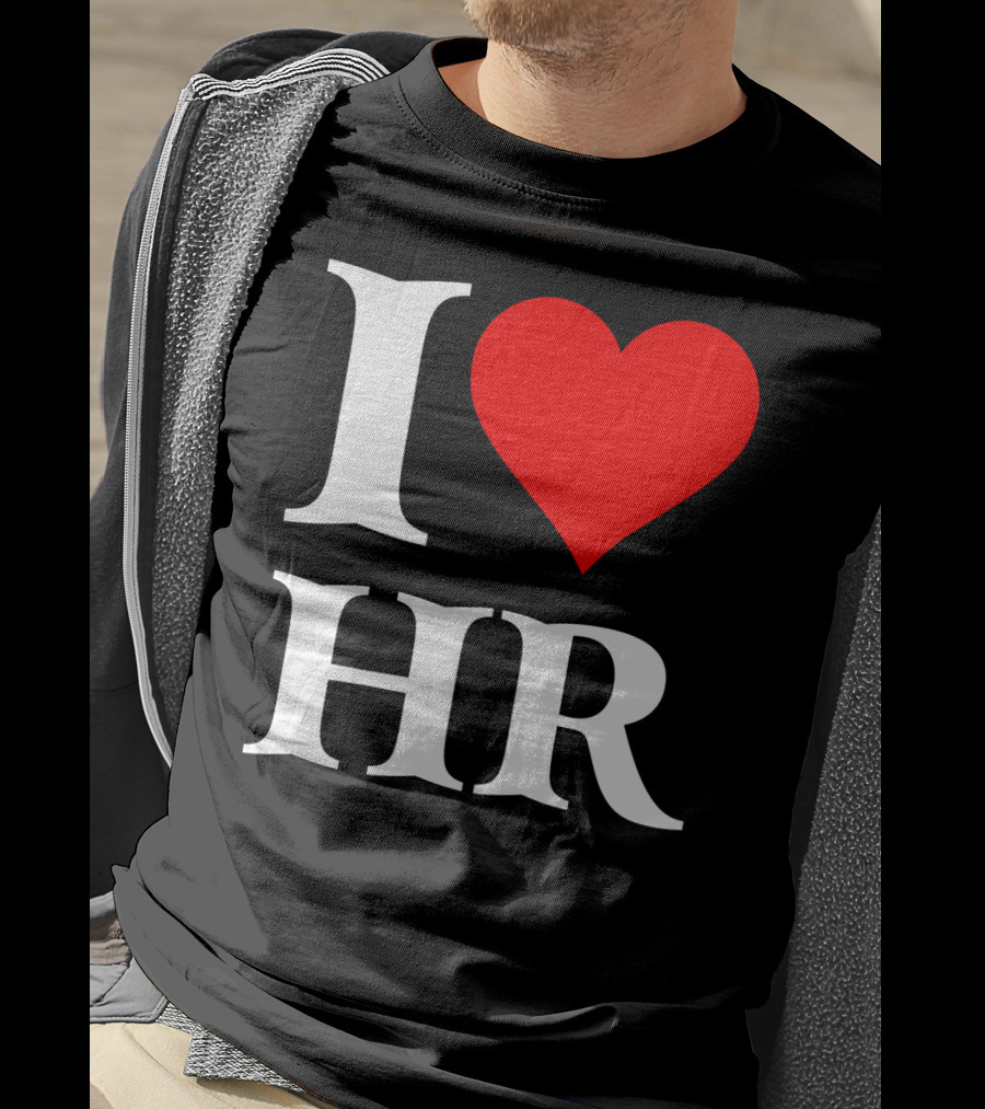 I Heart HR Human Resource Passion Enthusiast T-Shirt