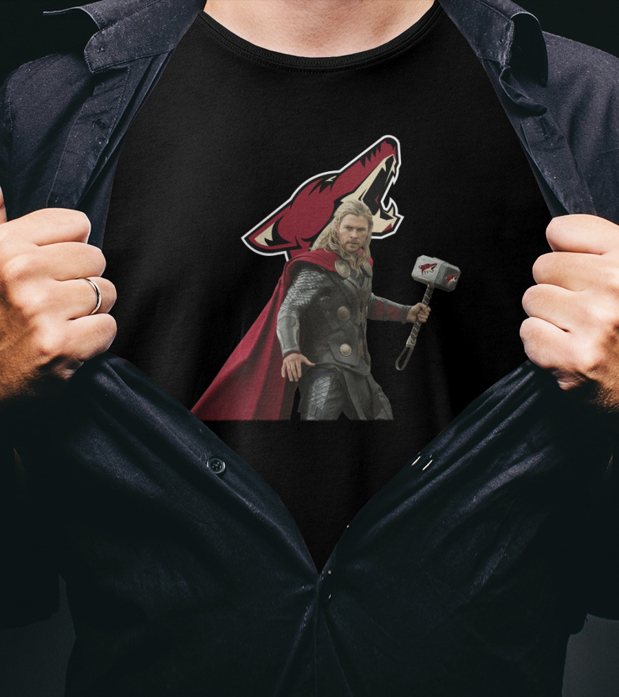 Arizona Coyotes Thor Mashup T-Shirt