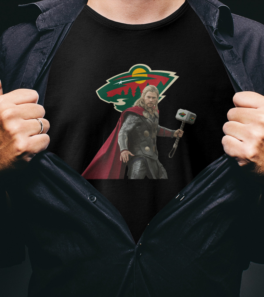Minnesota Wild Thor Crossover T-Shirt