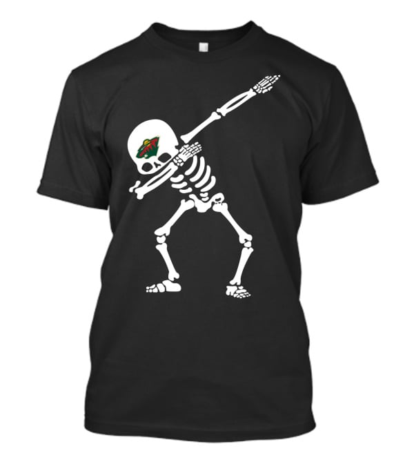 Minnesota Wild Skeleton Dab T-Shirt