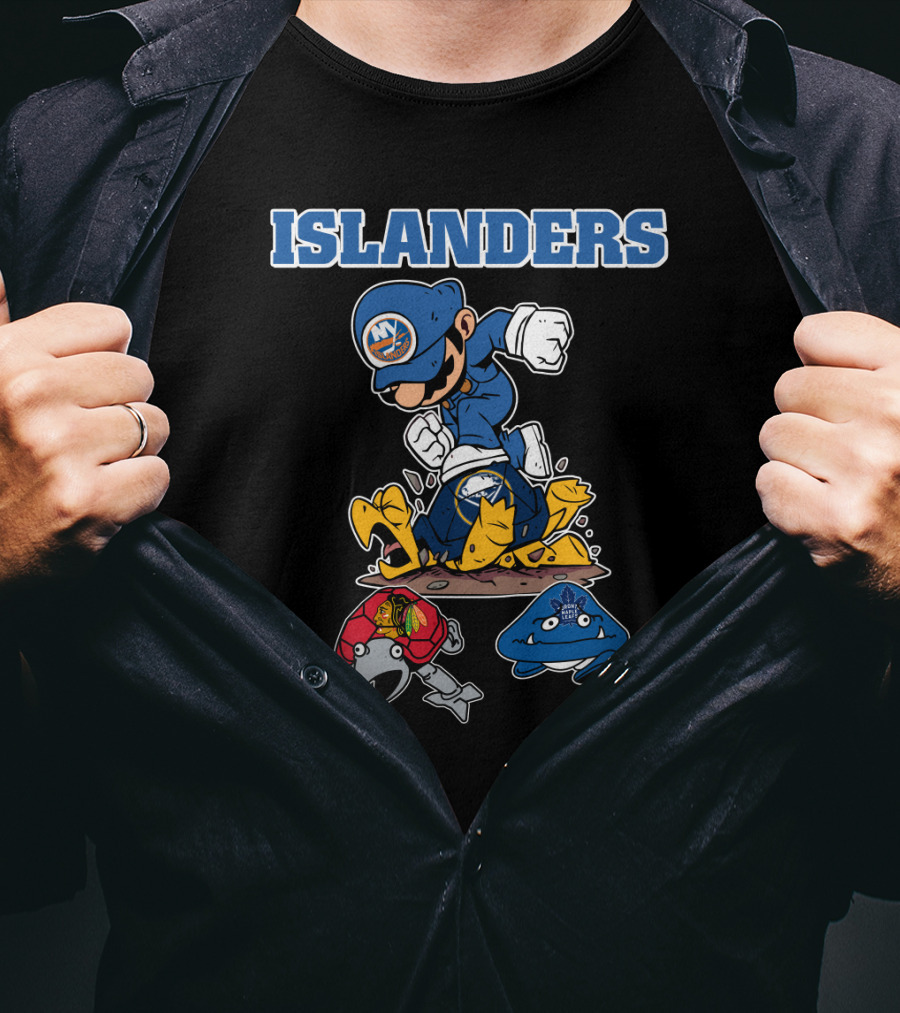 Islanders Ny Inspired Character With Sports References T-Shirt