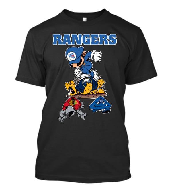 Rangers Hockey Hero Triumphs Over Rivals T-Shirt