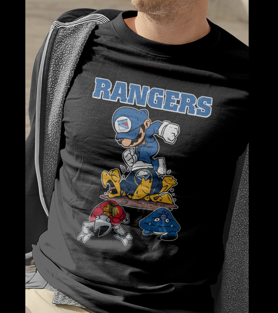 Rangers Hockey Hero Triumphs Over Rivals T-Shirt