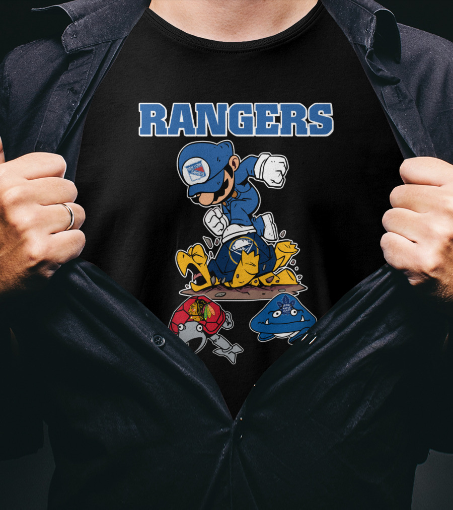 Rangers Hockey Hero Triumphs Over Rivals T-Shirt