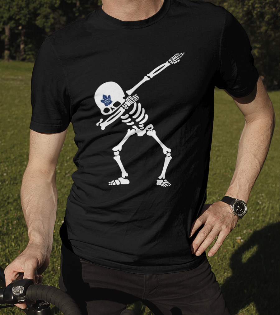 Toronto Maple Leafs Skeleton Dabbing T-Shirt