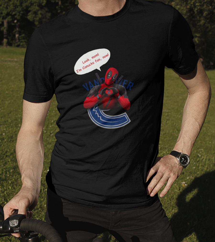 Vancouver Canucks Fan Comic Character T-Shirt