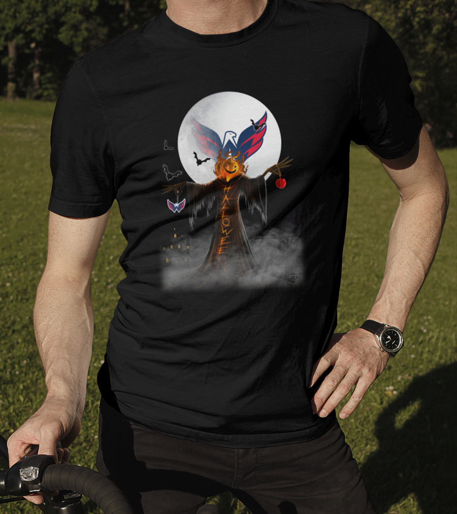 Halloween Washington Capitals Haunted Night Magic T-Shirt
