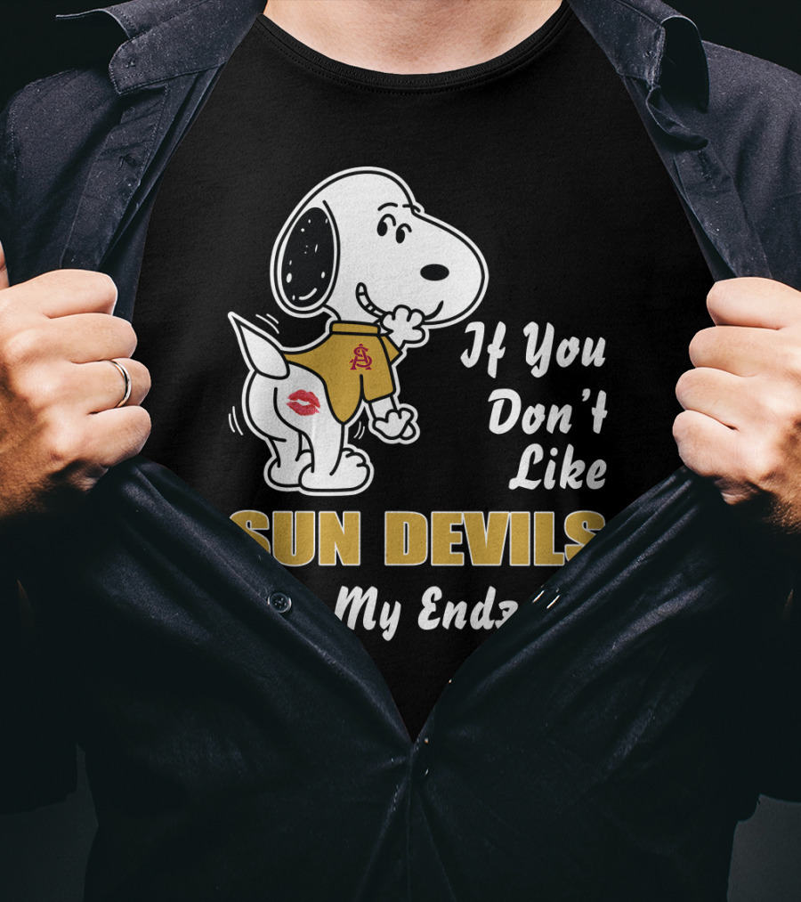 If You Don't Like Sun Devils Kiss My Endzone T-Shirt