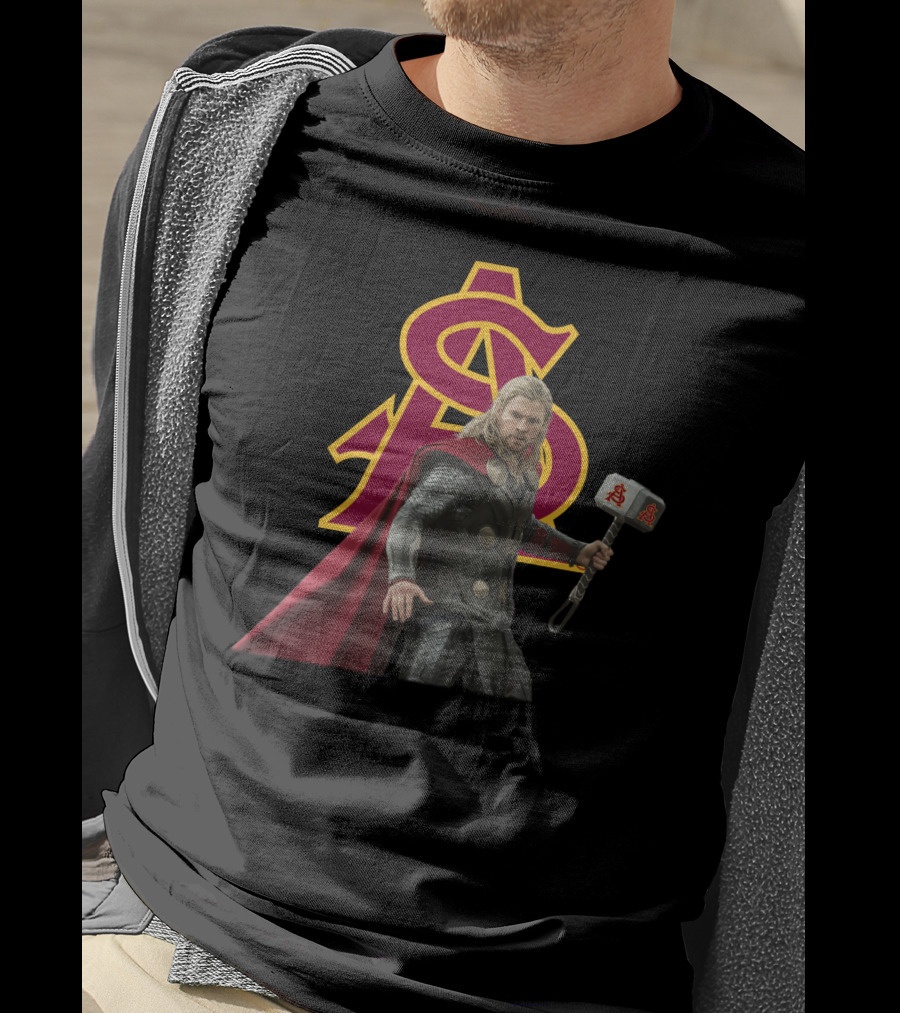 Arizona State Sun-Devils Hammer Warrior T-Shirt