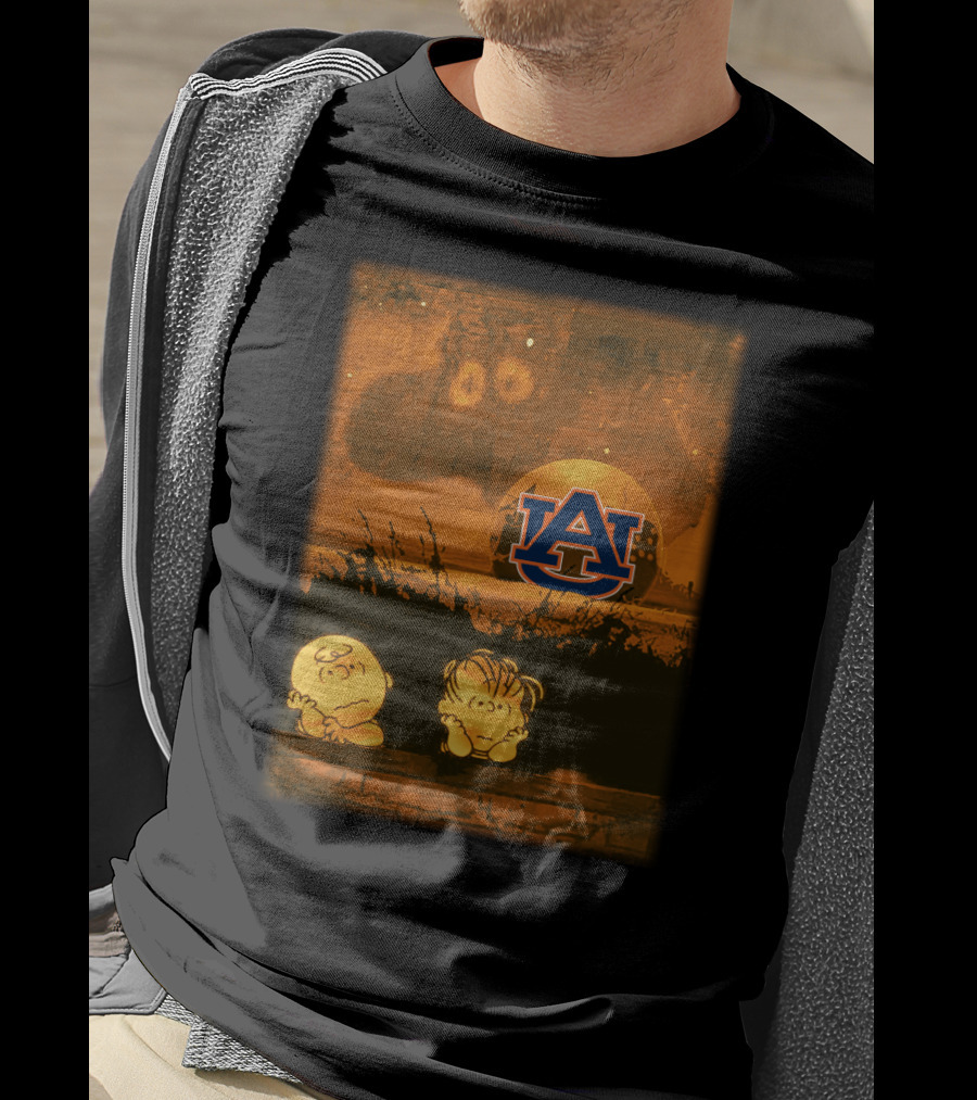 Halloween Auburn Football Peanuts Charlie Brown Linus Halloween T-Shirt