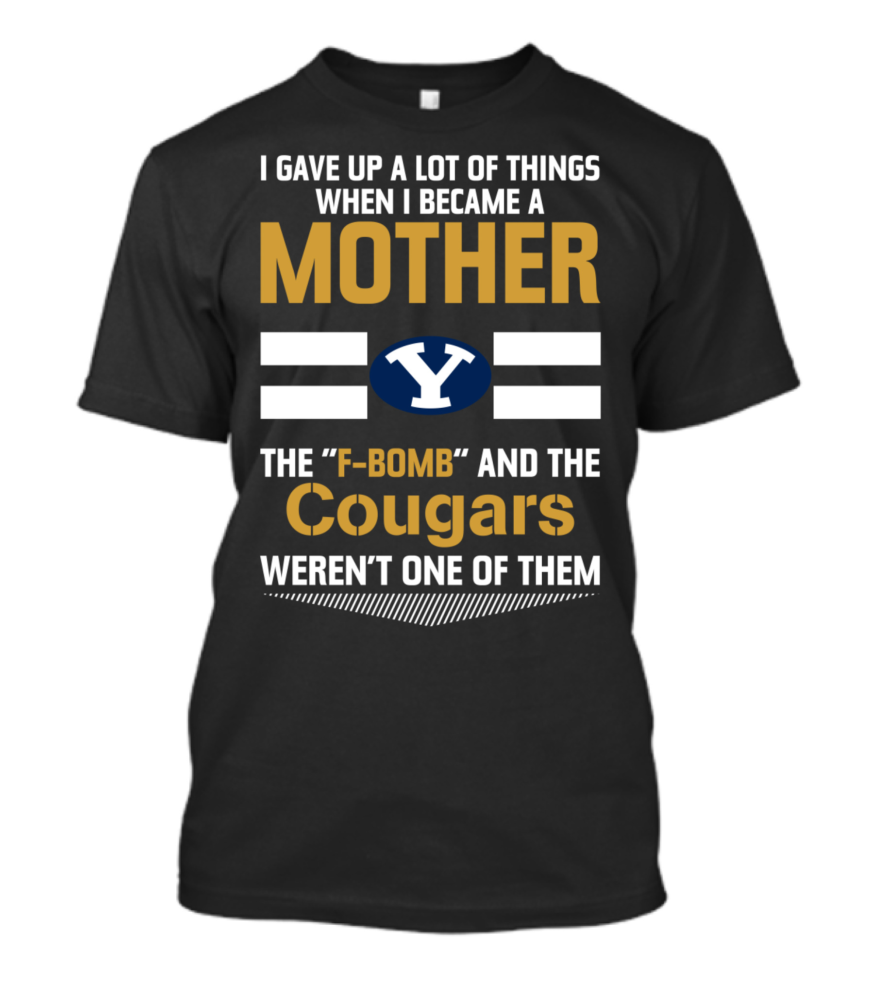 Byu Cougars Football Mother F-Bomb Fan Statement T-Shirt