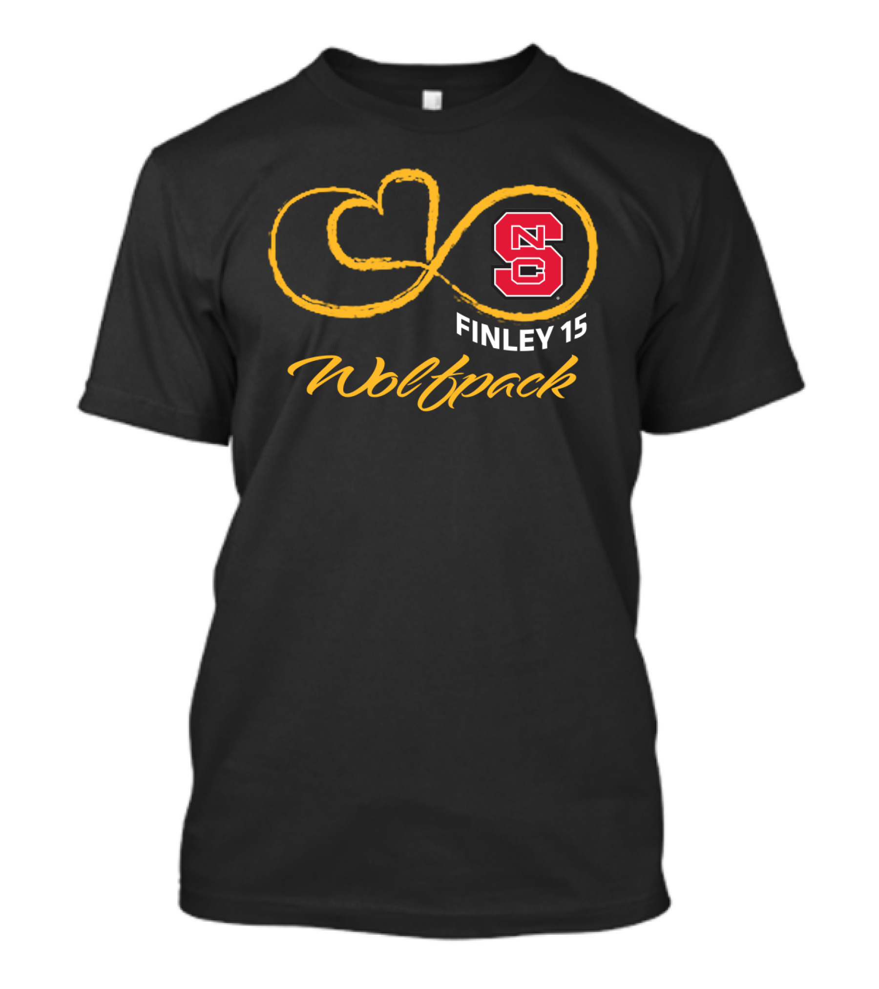 Nc State Wolfpack Football Finley 15 Infinity T-Shirt