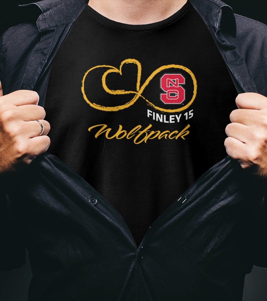 Nc State Wolfpack Football Finley 15 Infinity T-Shirt