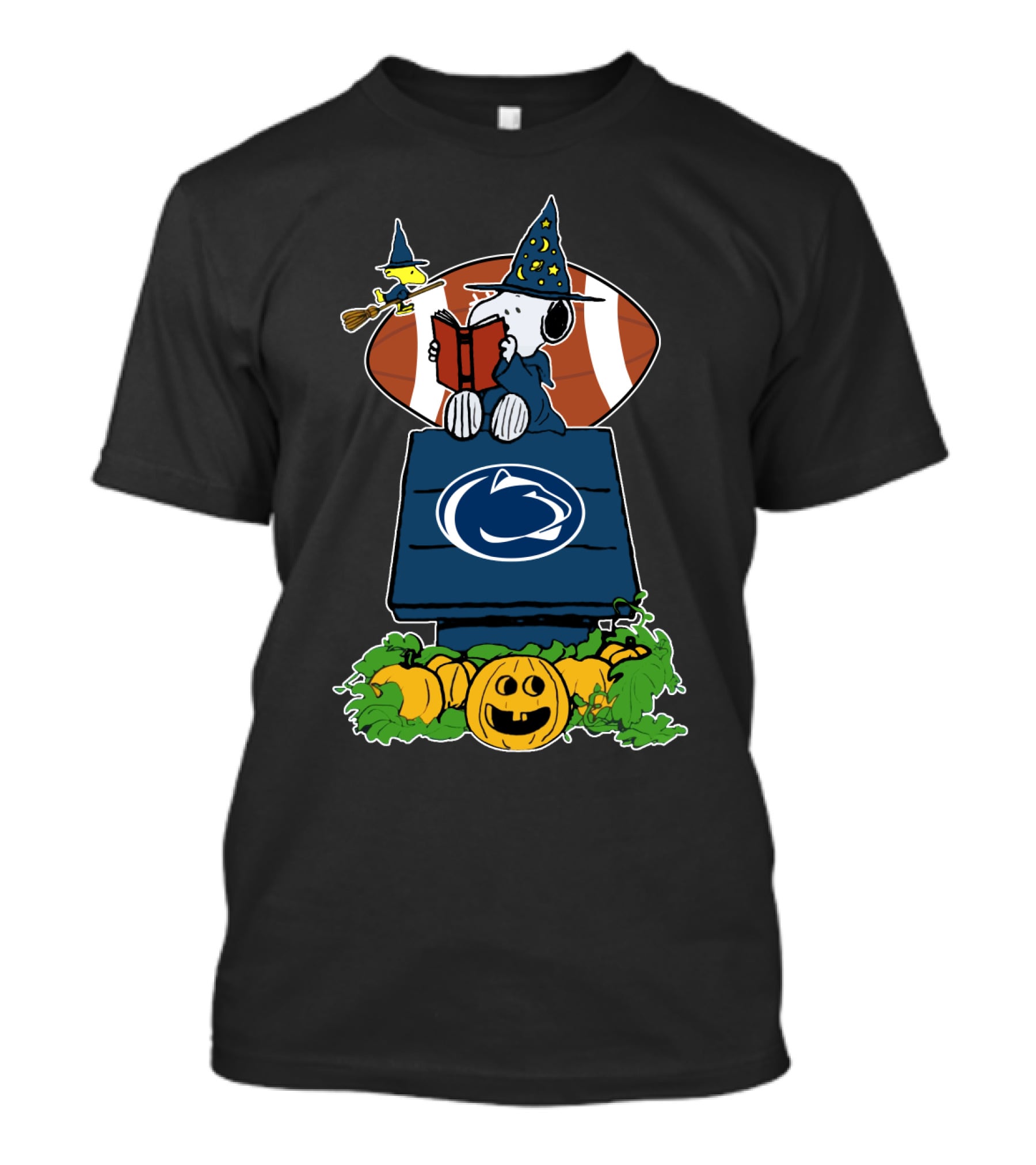 Penn State Nittany Lions Halloween Snoopy Football Pumpkin Patch T-Shirt