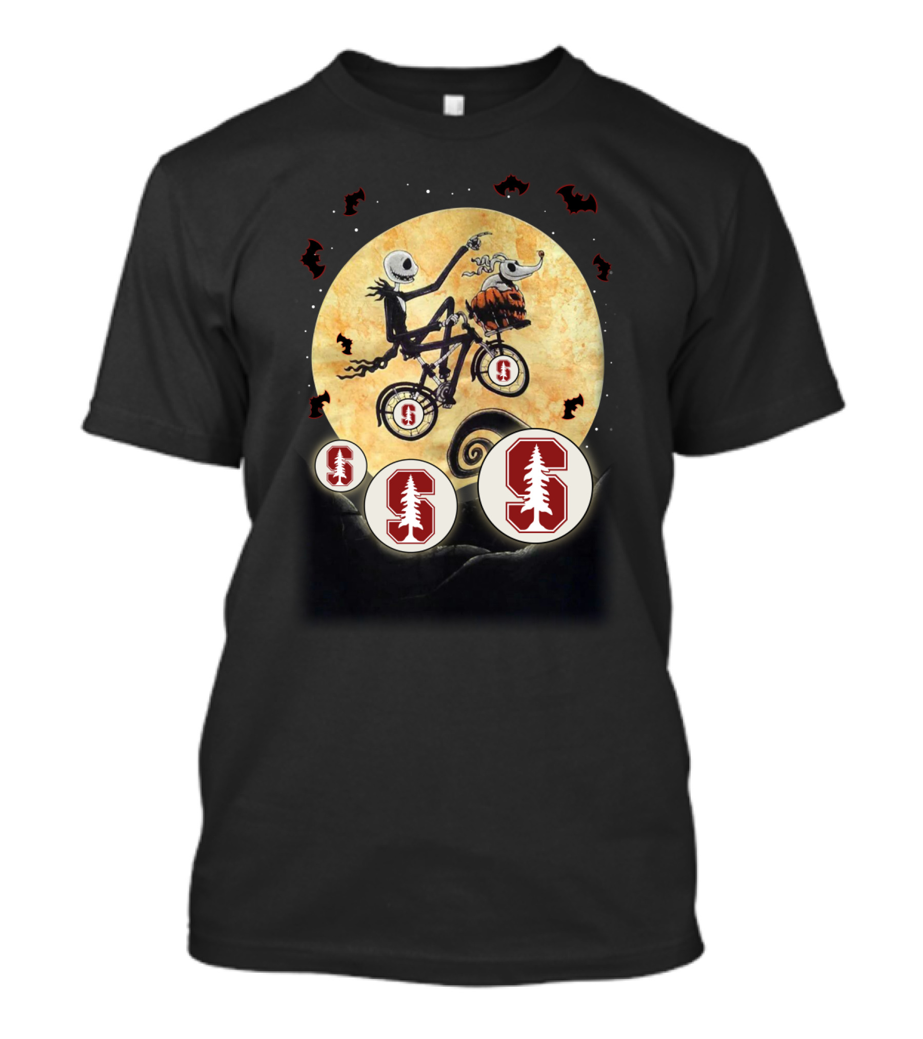 Halloween Stanford Football Moonlight Ride T-Shirt