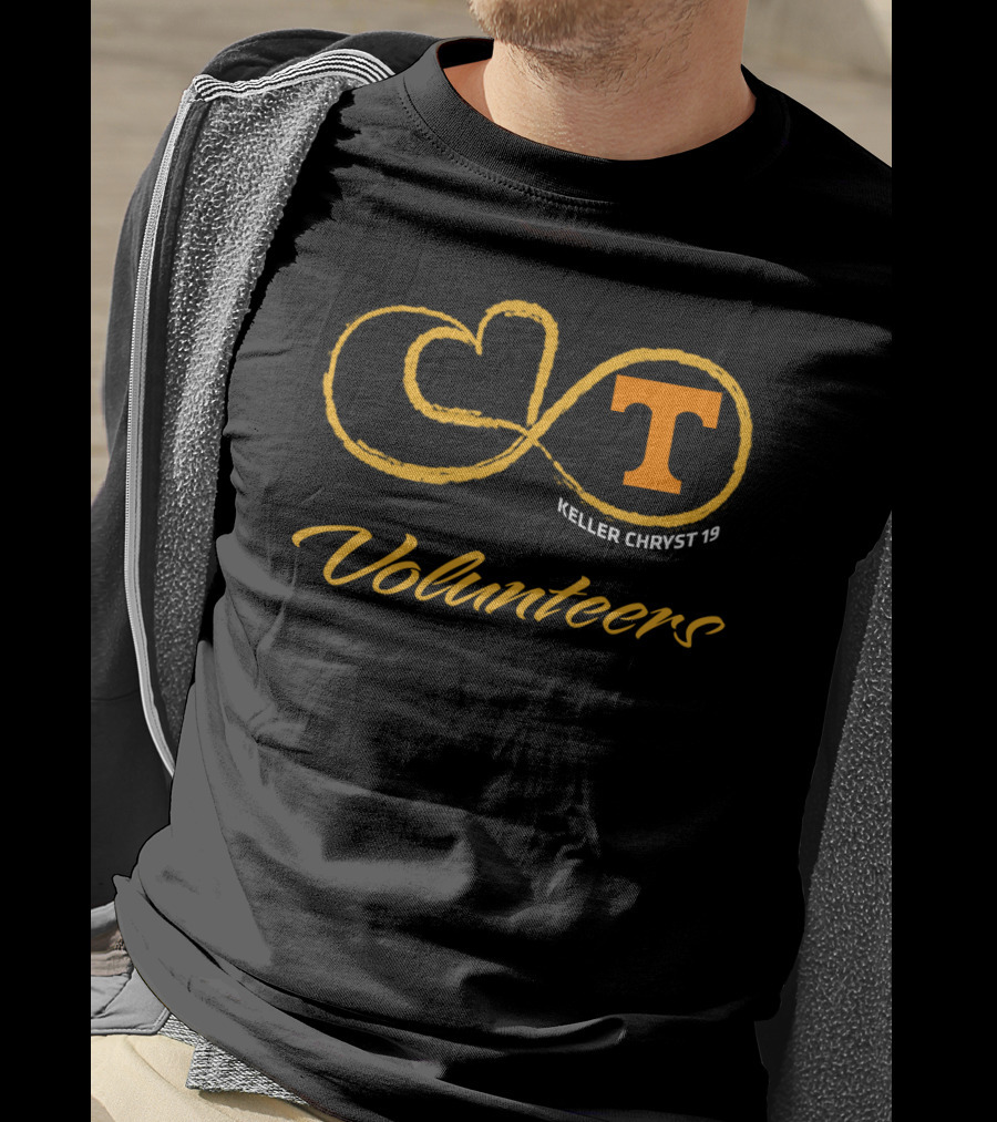 Tennessee Volunteers Keller Chryst 19 Football T T-Shirt