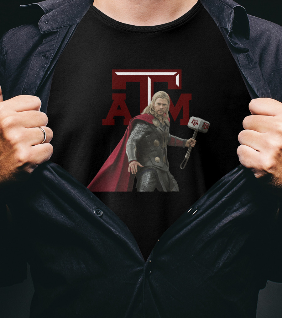 Texas A M Aggies Football Thor Crossover T-Shirt