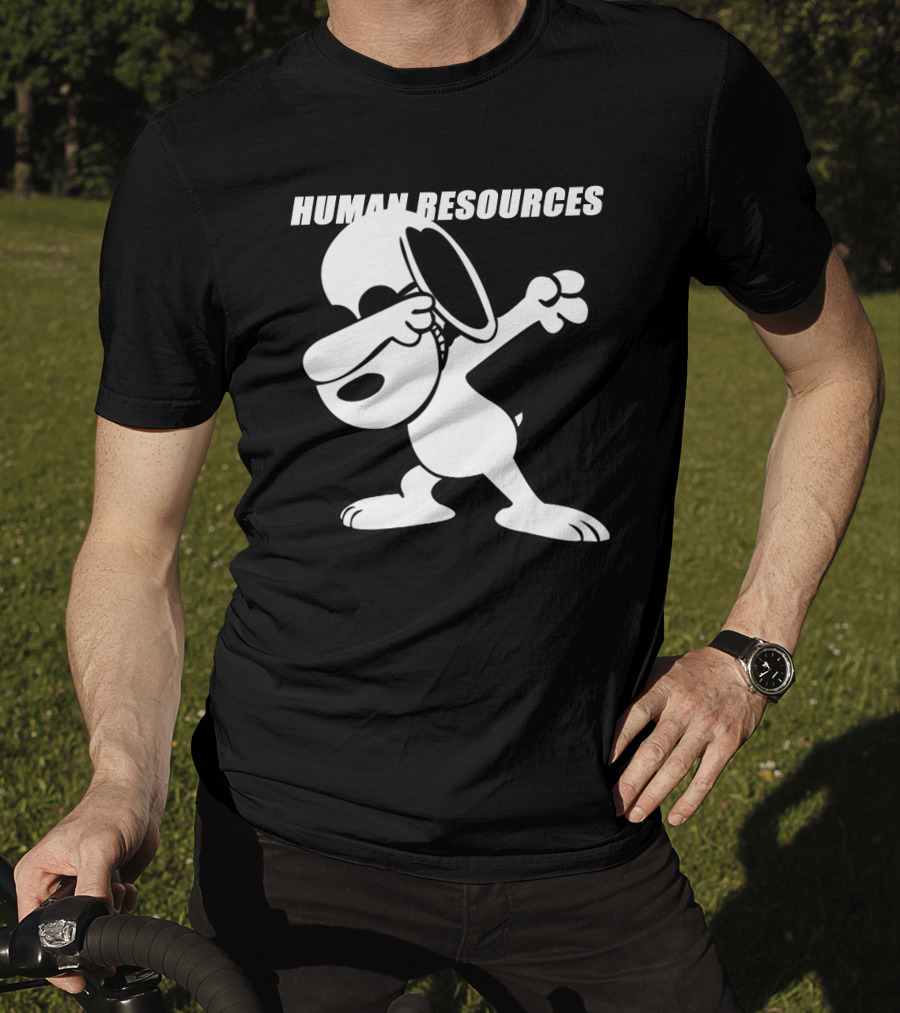 Snoopy Dabbing Human Resources T-Shirt