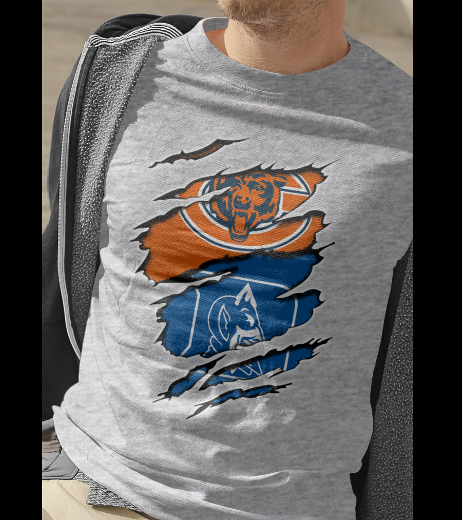 Chicago Bears Duke Blue Devils T-Shirt