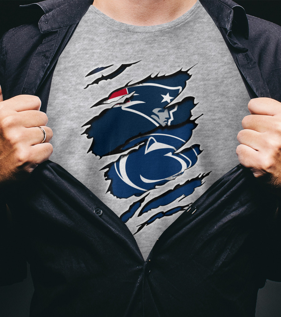 Patriots Penn State Logo Mashup T-Shirt