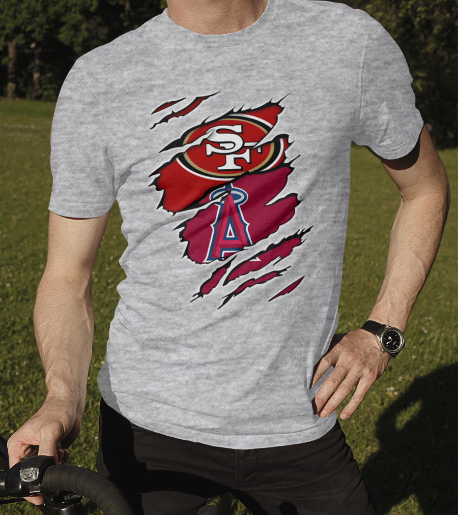 49ers SF Angels A Logo Fusion T-Shirt