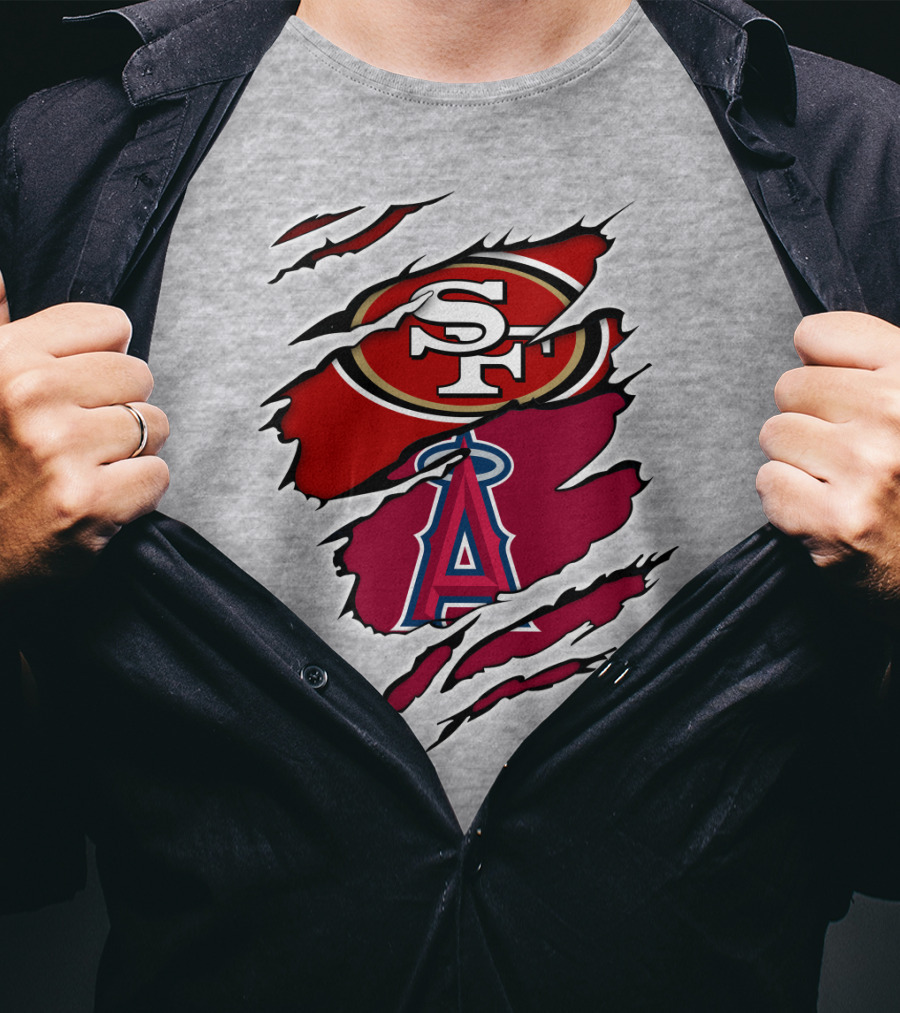 49ers SF Angels A Logo Fusion T-Shirt