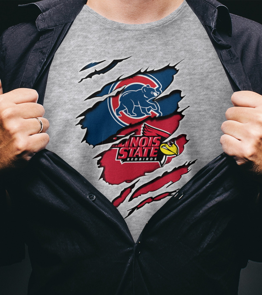 Cubs Illinois State Redbirds T-Shirt