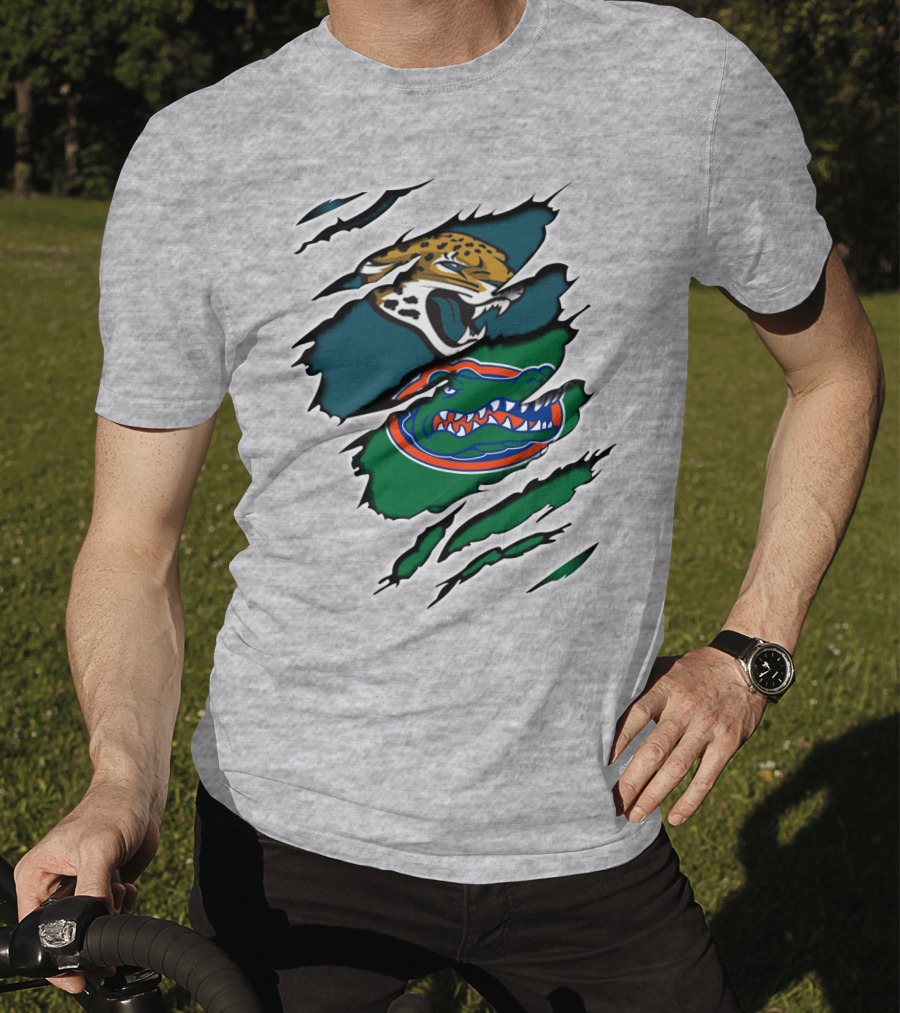 Nfl Jaguars Gators Florida Football Team Rivalry T-Shirt